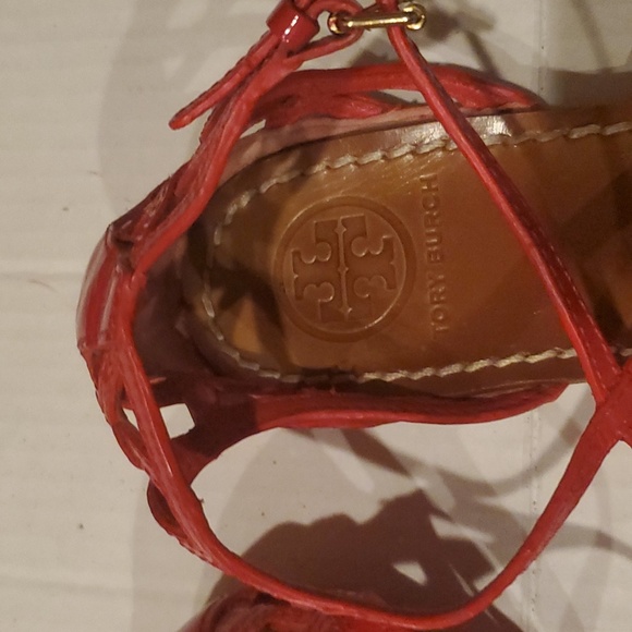 Tory Burch Sandals. Red - Picture 4 of 7